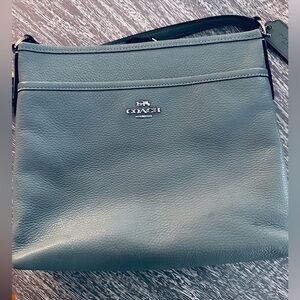 Coach Blue Leather Cross body Bag